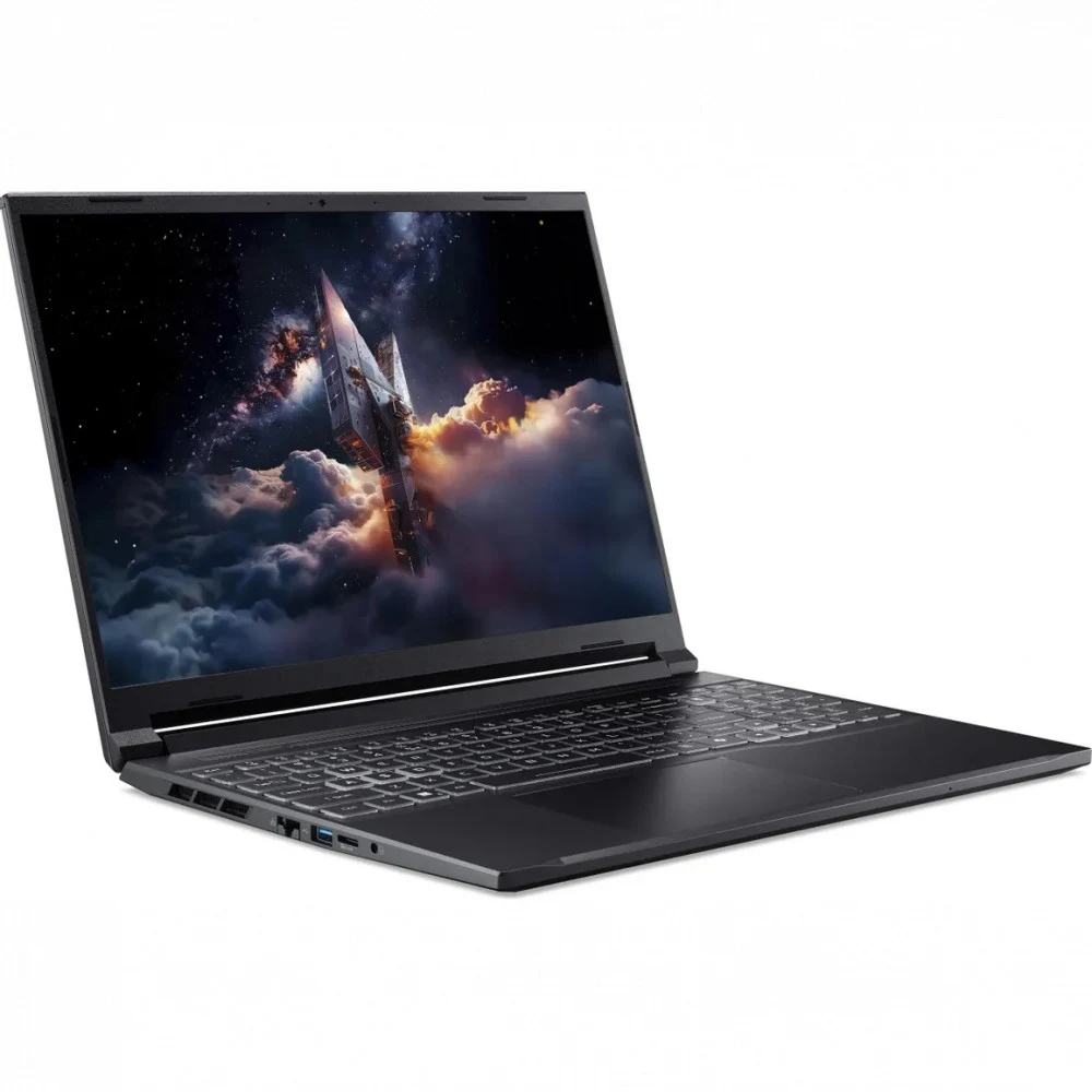 Ноутбук Acer Nitro V 16S ANV16S-71-58YF Core 5 210H 16Gb SSD1Tb NVIDIA GeForce RTX 5060 8Gb 16" IPS WQXGA (2560x1600) без ОС black WiFi BT Cam (NH.U28CD.001)