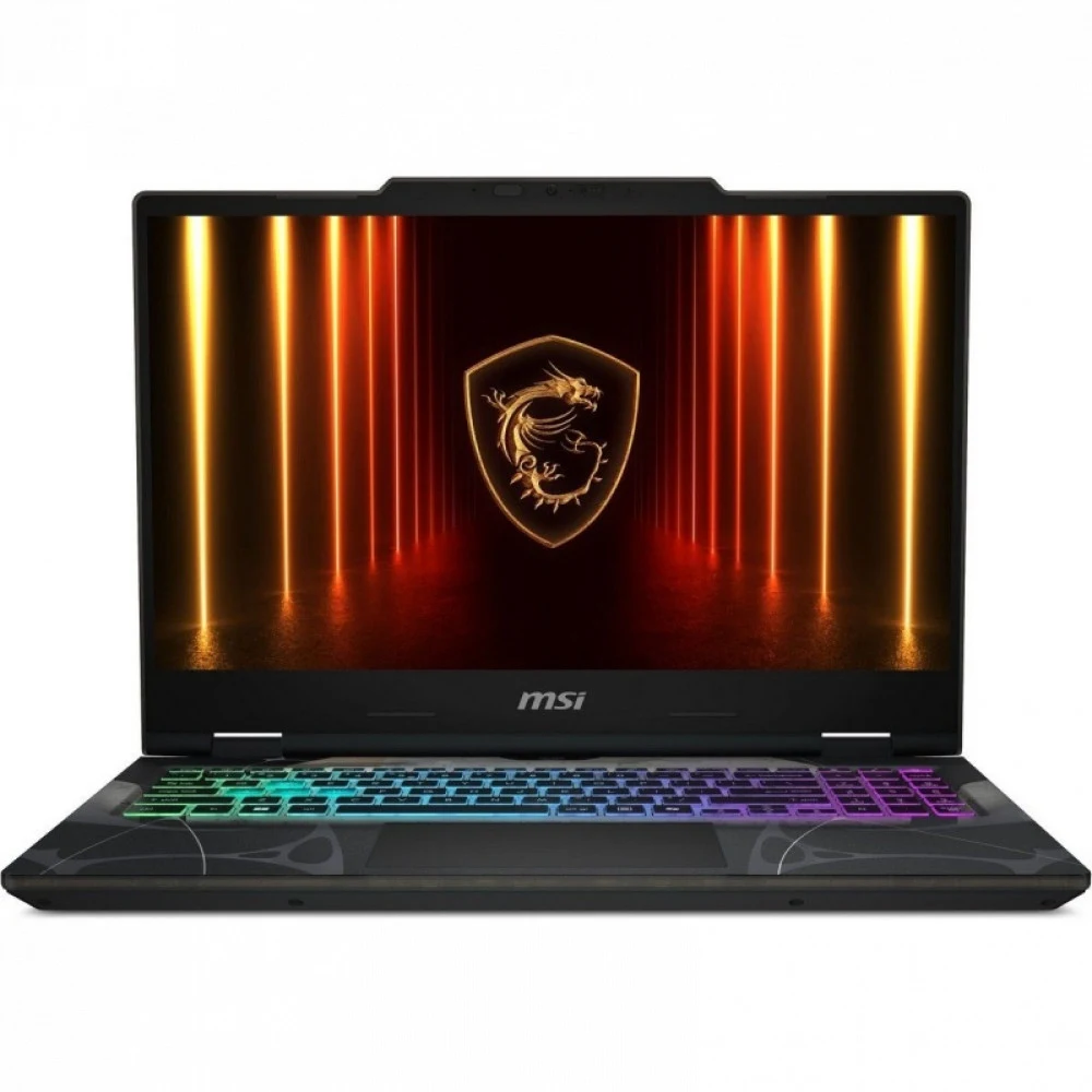 Ноутбук MSI Cyborg 15 B2RWFKG-1045XRU Intel Core 7 240H/16Gb/SSD1Tb/RTX5060 8Gb (55W)/15.6"/IPS/FHD/1920x1080/144Hz/NoOS/Translucent Black/1.95kg (9S7-15Q342-1045)