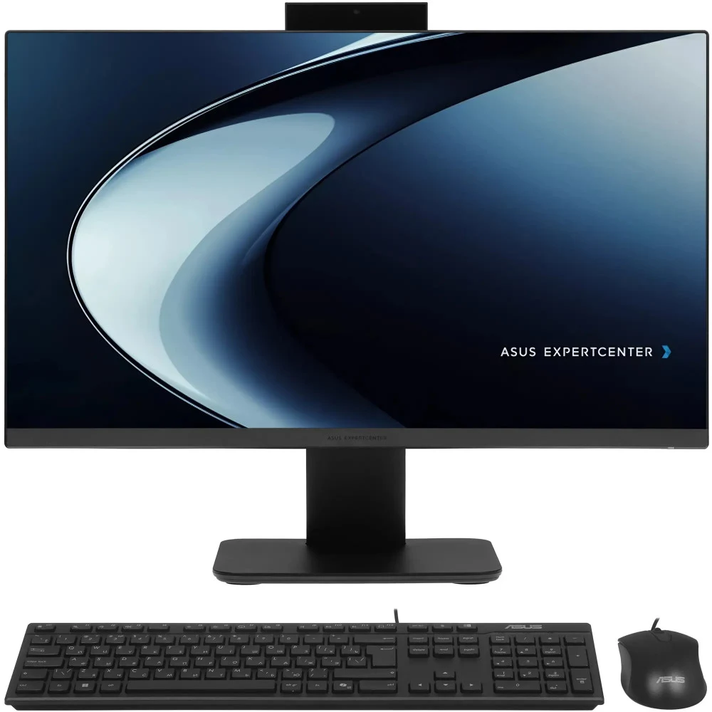 Моноблок Asus P440VAK-BPC7440 23.8" Full HD Core 7 240H (2.5) 16Gb SSD512Gb Graphics без ОС GbitEth WiFi BT 120W клавиатура мышь Cam черный 1920x1080
