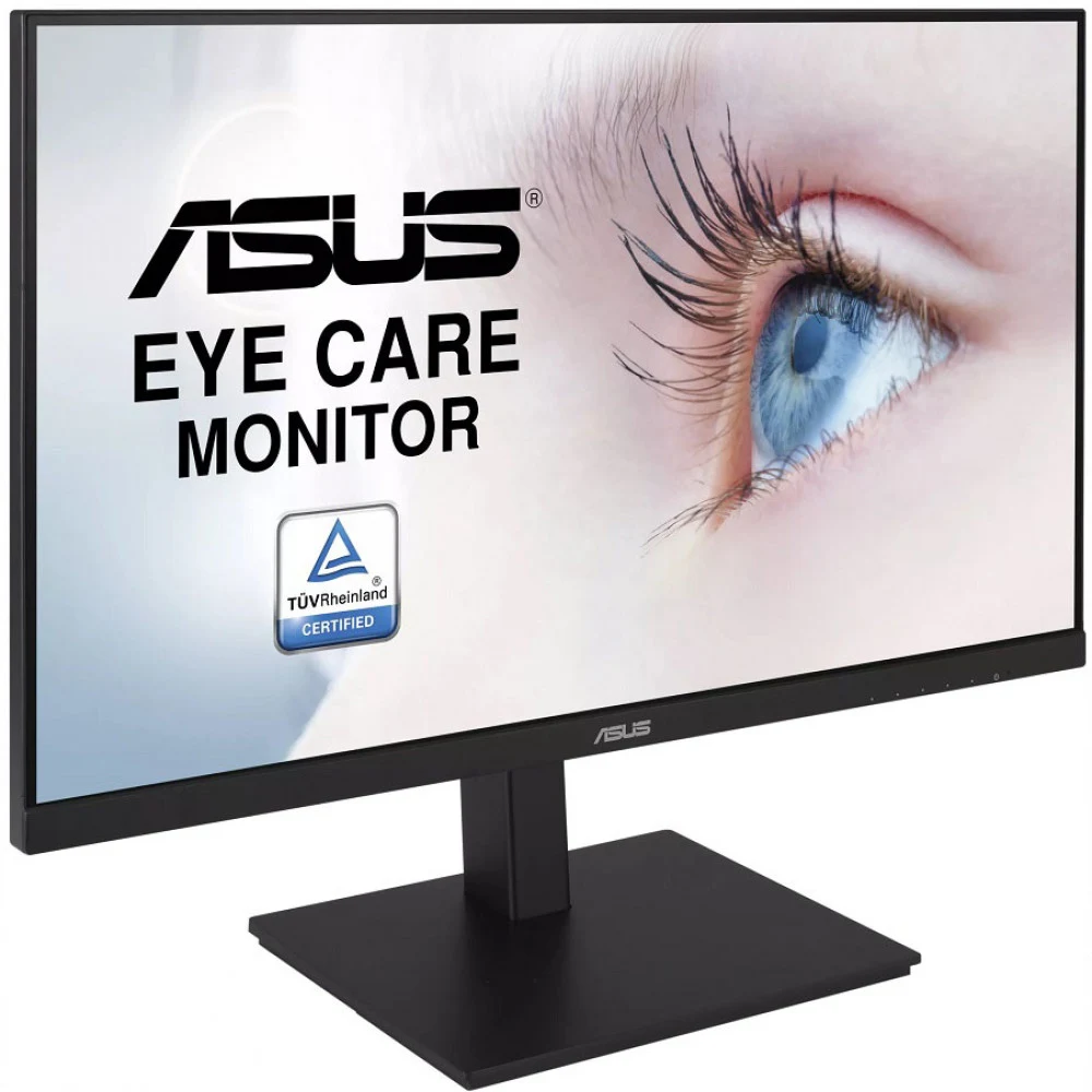 ASUS 23.8" VA24DQSB IPS LED, 1920x1080, 5ms, 250cd/m2, 178°/178°, 100Mln:1, D-Sub, HDMI, DP, USB-Hub, 75Hz, колонки, GamePlus Tec., Swivel, Pivot, HAS, Frameless, VESA, Black, 90LM054J-B01370