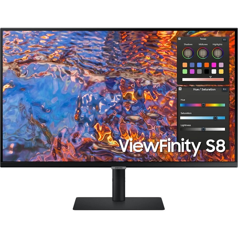 ЖК монитор Samsung S32B800PXI/ Samsung S32B800PXI 32" Wide IPS monitor, 3840*2160, 5(GtG)ms, 350 cd/m2, MEGA DCR(static 1000:1), 178°/178°, DP, HDMI, USB3.0 x3 USB-C (90 Вт), HAS, VESA 100x100mm, Wi