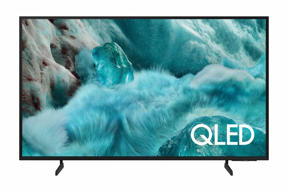 Телевизор Samsung QLED TV QE55Q7FAAUXRU, 55', QLED, 4K 3840x2160, 60Hz, Tizen Smart TV, 20W, Tuner (DVB-T2/C/S2, PAL,SECAM), HDMI, USB, CI+, Wi-Fi, BT, LAN, VESA 200x200, Black