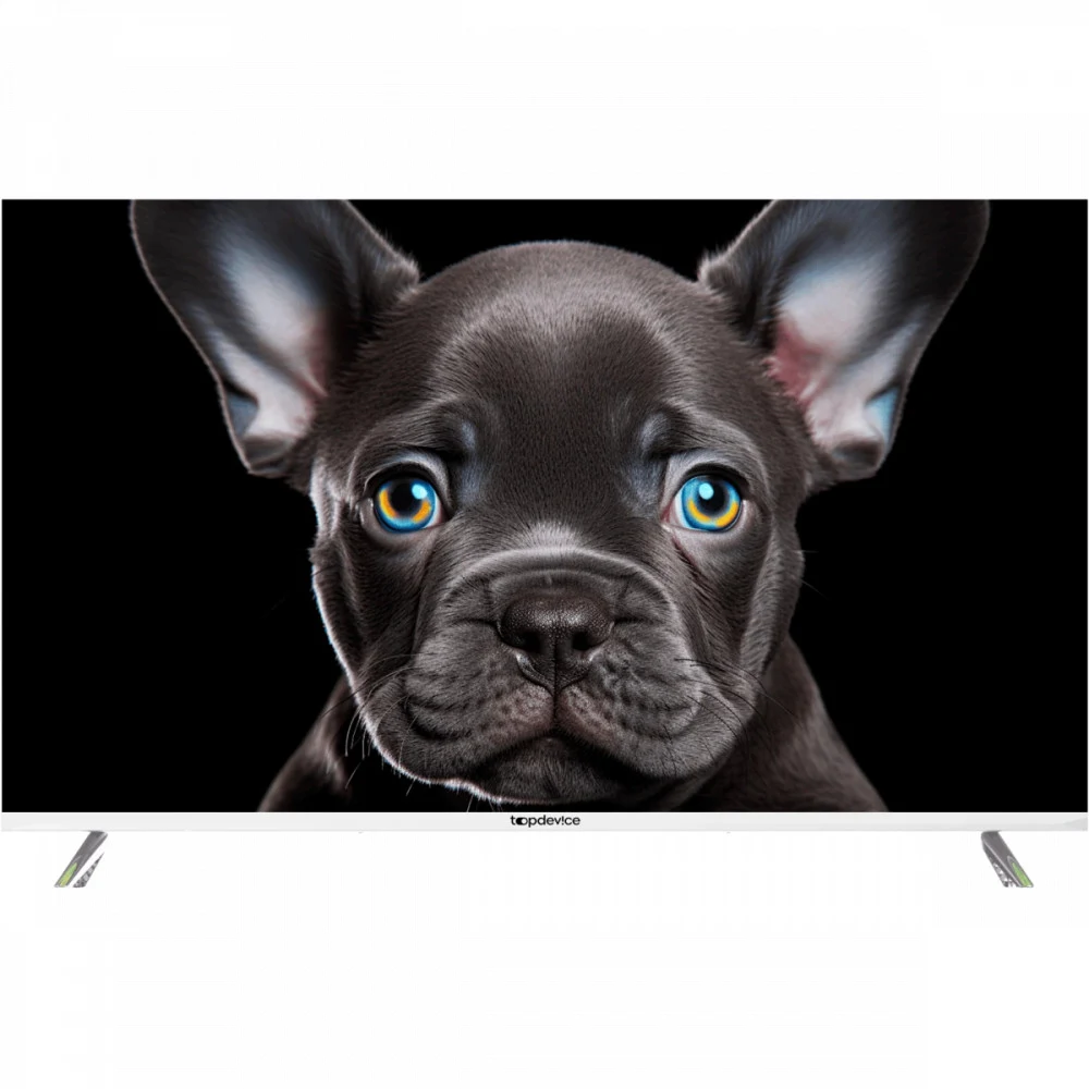 Телевизор Topdevice 43"/UHD/VA/Smart SBER/Голосовой пульт/1.5-8 Гб/BT/60Гц/белый (TDTV43CS08U_WE)