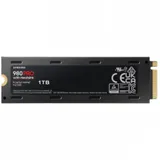 M.2 2280 1TB Samsung 980 PRO Black Client SSD MZ-V8P1T0 PCIe Gen4x4 with NVMe, 7000/5000, IOPS 1000/1000K, MTBF 1.5M, 3D NAND TLC, 1024MB, 600TBW, 0,33DWPD, Heat Sink, RTL (837683)