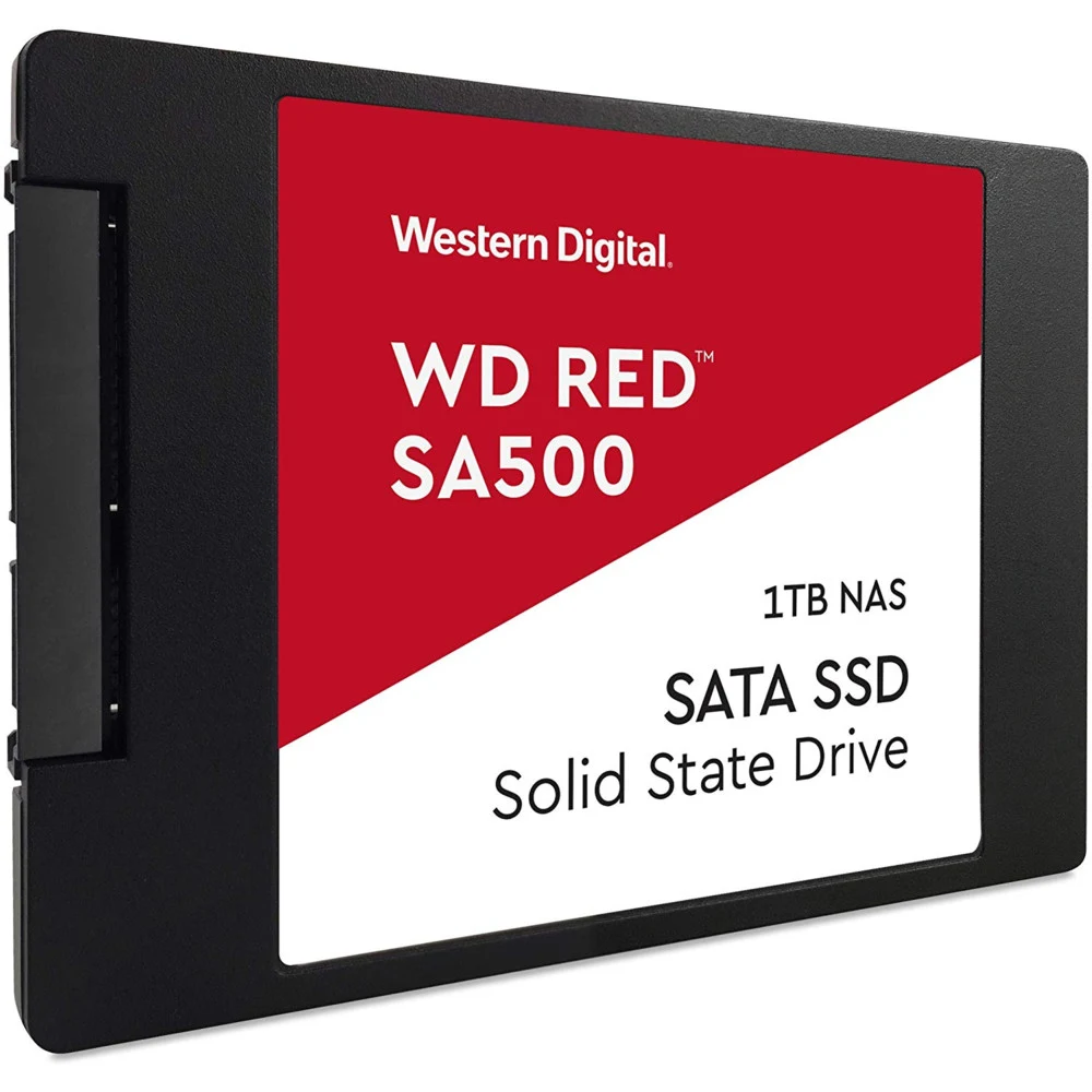 Накопитель твердотельный WD Твердотельный накопитель SSD WD Red™ SA500 NAS 3D NAND WDS100T1R0A 1ТБ 2,5" SATA-III (TLC)