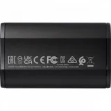 Твердотельный накопитель/ ADATA External SSD SD810, 1000GB, Type-C, USB 3.2 Gen2х2, up to R/W 2000/2000 MB/s, 72.7x44x12.2mm, Black (5 лет)