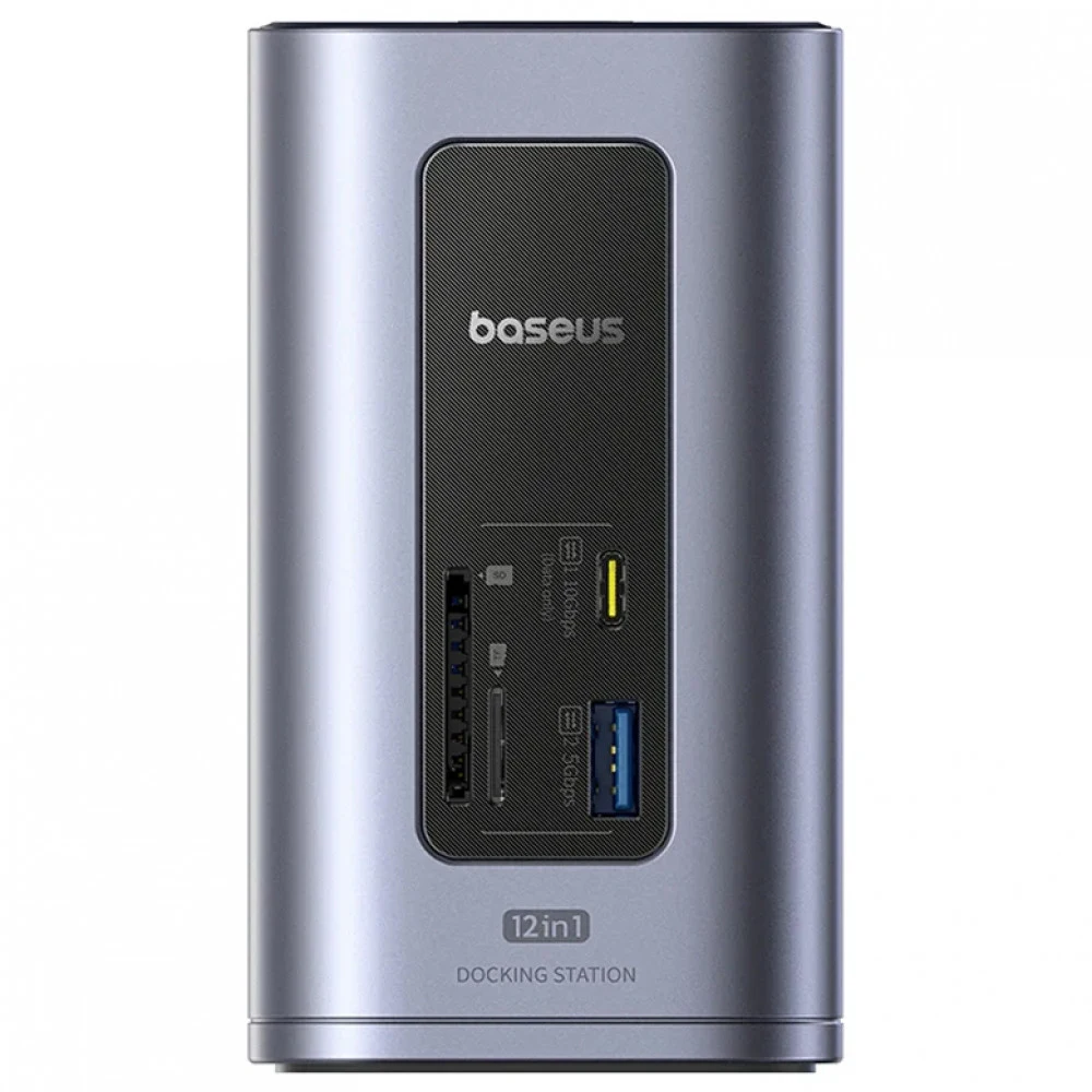 Переходник Baseus NU1 Air Spacemate BS-OH198,2xHDMI/2xUSB2.0/2xUSB3.0/RJ45/SD/TF/3хUSB-C/TRRS3.5mm