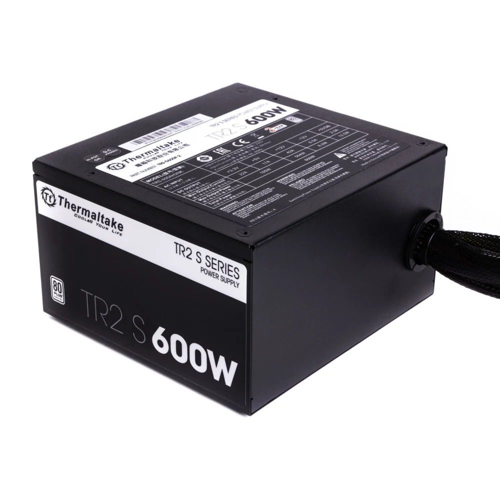 Блок питания Thermaltake TR2 S 600W, ATX, 120mm, 5xSATA, 2xPCI-E, APFC, 80+, BOX