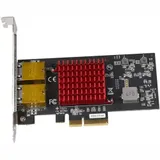 Сетевой адаптер/ Сетевой адаптер PCI-E x4, Intel X550AT2, 2x10GBase-T/5GBase-T/2.5GBase-T