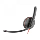 Poly Blackwire 3225 Stereo USB-C Headset +3.5mm Plug +USB-C/A Adapter