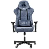 Кресло игровое Бюрократ VIKING KNIGHT Fabric синий Light-27 с подголов. крестовина металл