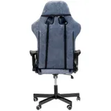 Кресло игровое Бюрократ VIKING KNIGHT Fabric синий Light-27 с подголов. крестовина металл