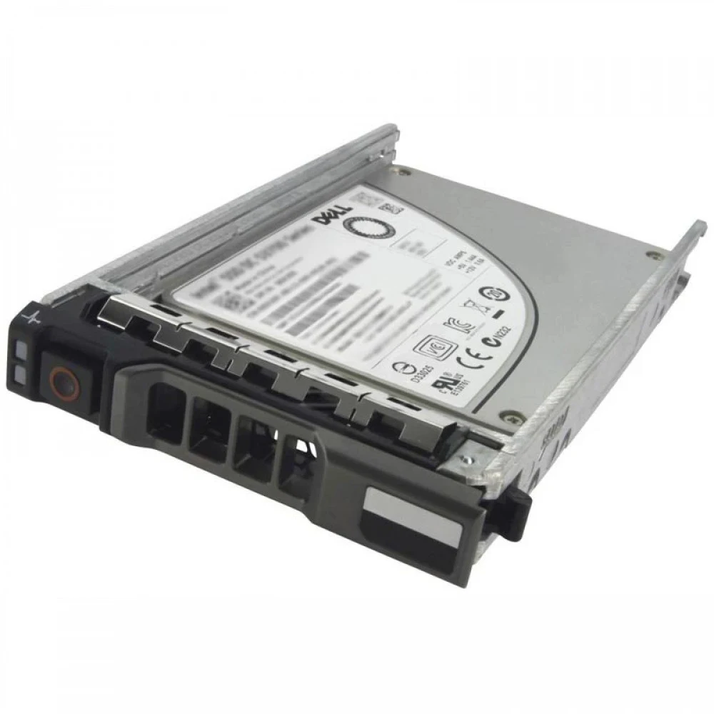 Твердотельный накопитель DELL 960GB SFF 2,5" Read Intensive SSD SATA 6Gbps Hot Plug, 1 DWPD, 1752 TBW, For 14G/15G (analog 400-ASEZ , 400-BDQU , 400-ATLX , 400-ASFK, 345-BBDL)