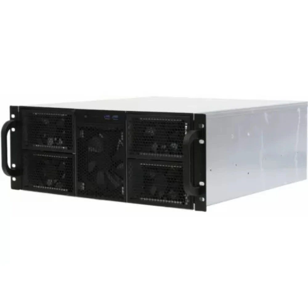 Procase RE411-D0H16-E-55 Корпус 4U server case,0x5.25+16HDD,черный,без блока питания,глубина 550мм,MB EATX 12"x13" [RE411-D0H16-E-55]