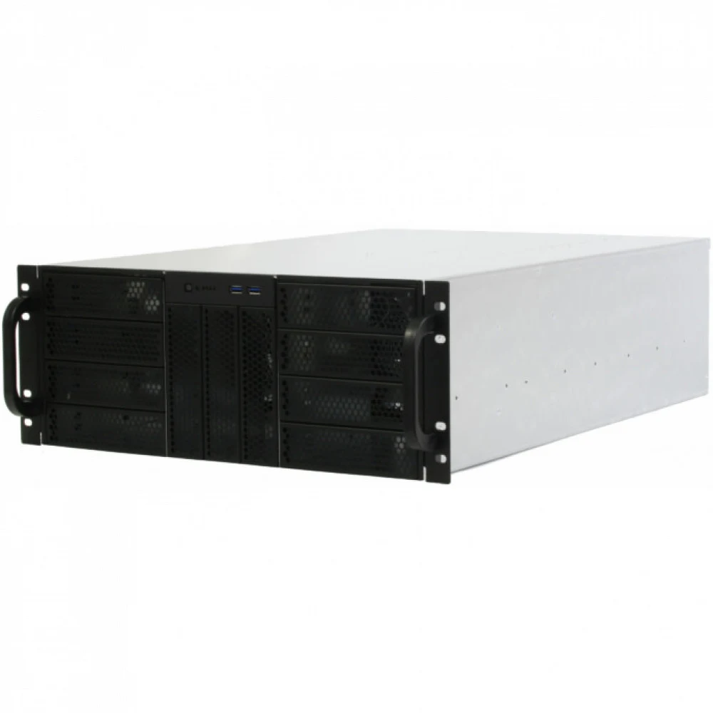 Procase RE411-D11H0-FE-65 Корпус 4U server case,11x5.25+0HDD,черный,без блока питания,глубина 650мм,MB EATX 12"x13",панель вентиляторов 3х120