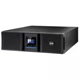 Источник бесперебойного питания, Eaton, 9SX6KIRT3UG2, Онлайн, Стоечный 19" 3U, Мощность 6000ВА/6000Вт, Диапазон работы AVR: 176-276В (с возможностью регулировки до 100-276В), Бат.: 12В/5 Ач*15шт., Ч