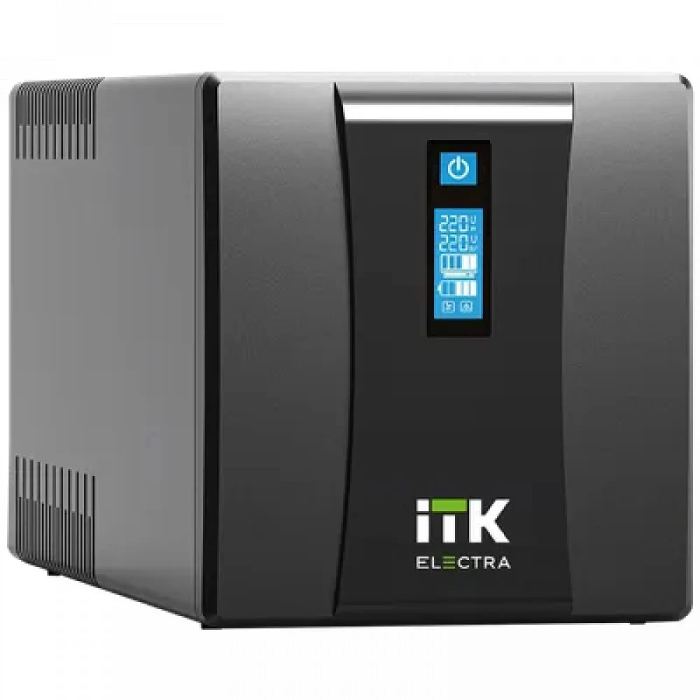Источник бесперебойного питания ITK Electra EET-1200VA-1-002 720Вт 1200ВА черный