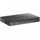 Коммутатор/ DXS-1210-10TS Smart L2+ Switch 8x10GBase-T, 2x10GBase-X SFP+, CLI, RJ45 Console