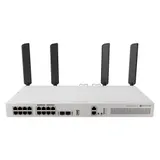 Коммутатор, MikroTik, CRS418-8P-8G-2S+5axQ2axQ-RM, Cloud Router Switch, 2 x 10G SFP+ ports, 17 x 10/100/1000 Ethernet portss, Wi-Fi 6 AX3600 PoE-out ports Ether9 - Ether16 (802.3af/at), RouterOS, -2