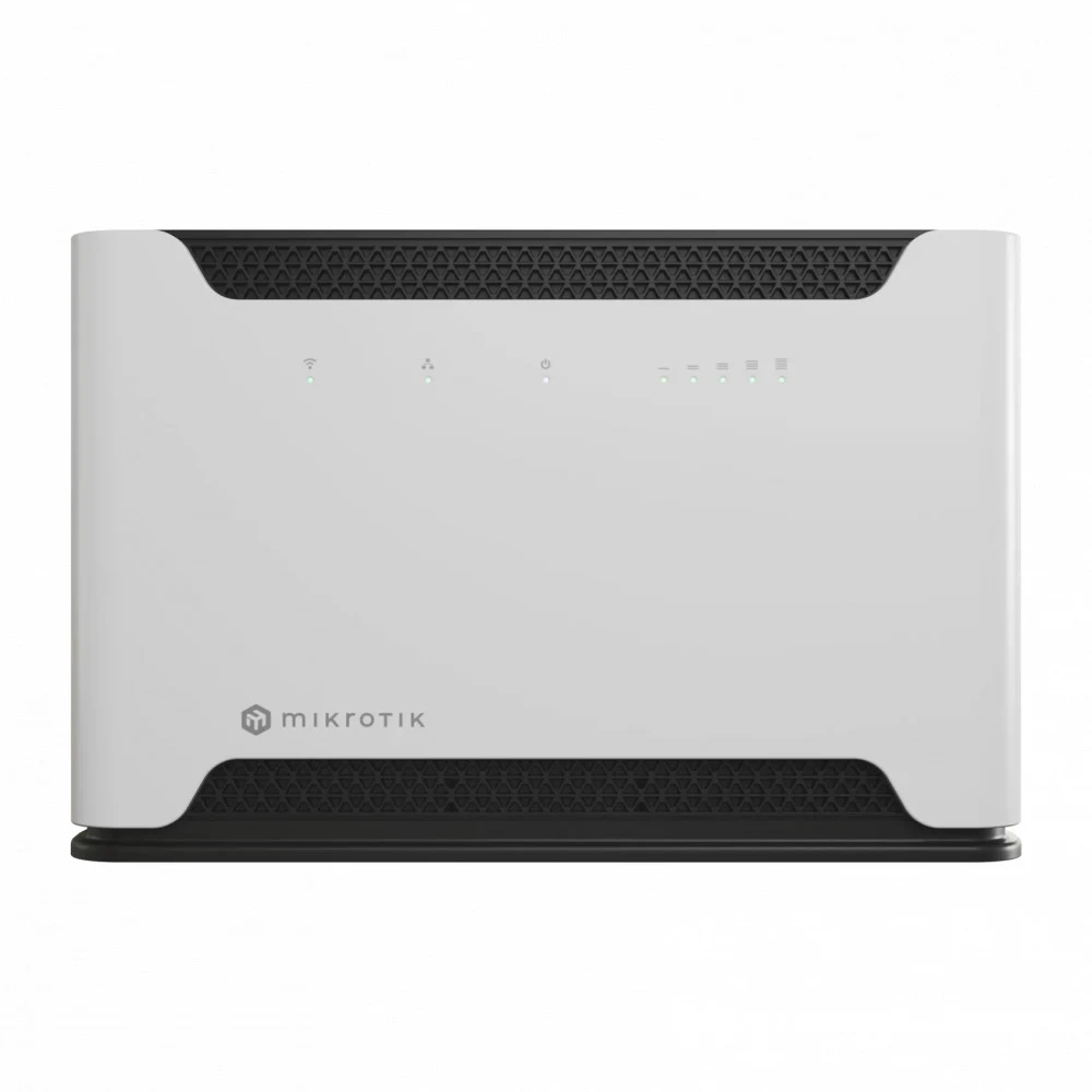 Маршрутизатор, MikroTik, D53G-5HacD2HnD-TC&R11e-LTE7, Chateau LTE7, 5 портов 10/100/1000М, 2.4 GHz/802.11a/b/g/n/300 Mbit/s, 5 GHz/802.11a/n/ac/ 867 Mbit/s, RouterOS, -40°С до 70 °C