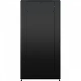 Шкаф серверный NTSS Премиум (NTSS-R42U80100GS-BL) напольный 42U 800x1000мм пер.дв.стекл металл 900кг черный 910мм 160кг 1987мм IP20 сталь