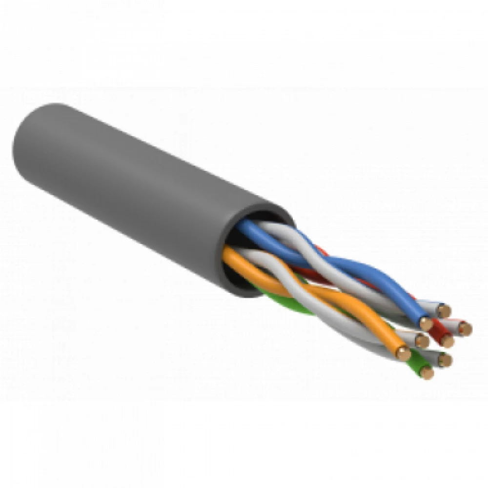 Кабель информационный ITK Generica BC1-C5E04-111-305-G кат.5E UTP 4 пары 25AWG PVC внутренний 305м серый