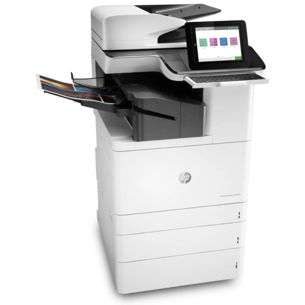 HP Color LaserJet Enterprise Flow MFP M776zs(p/c/s/f,A3,1200dpi/ImageREt4800,46(46)ppm,5Gb,500Gb,4trays100+3х550,Stapler,Stand,ADF200,Duplex,USB/GigEth/Wi-Fi/HIP2,cart.B16K+CMY13Kinbox,1y,repl CF304