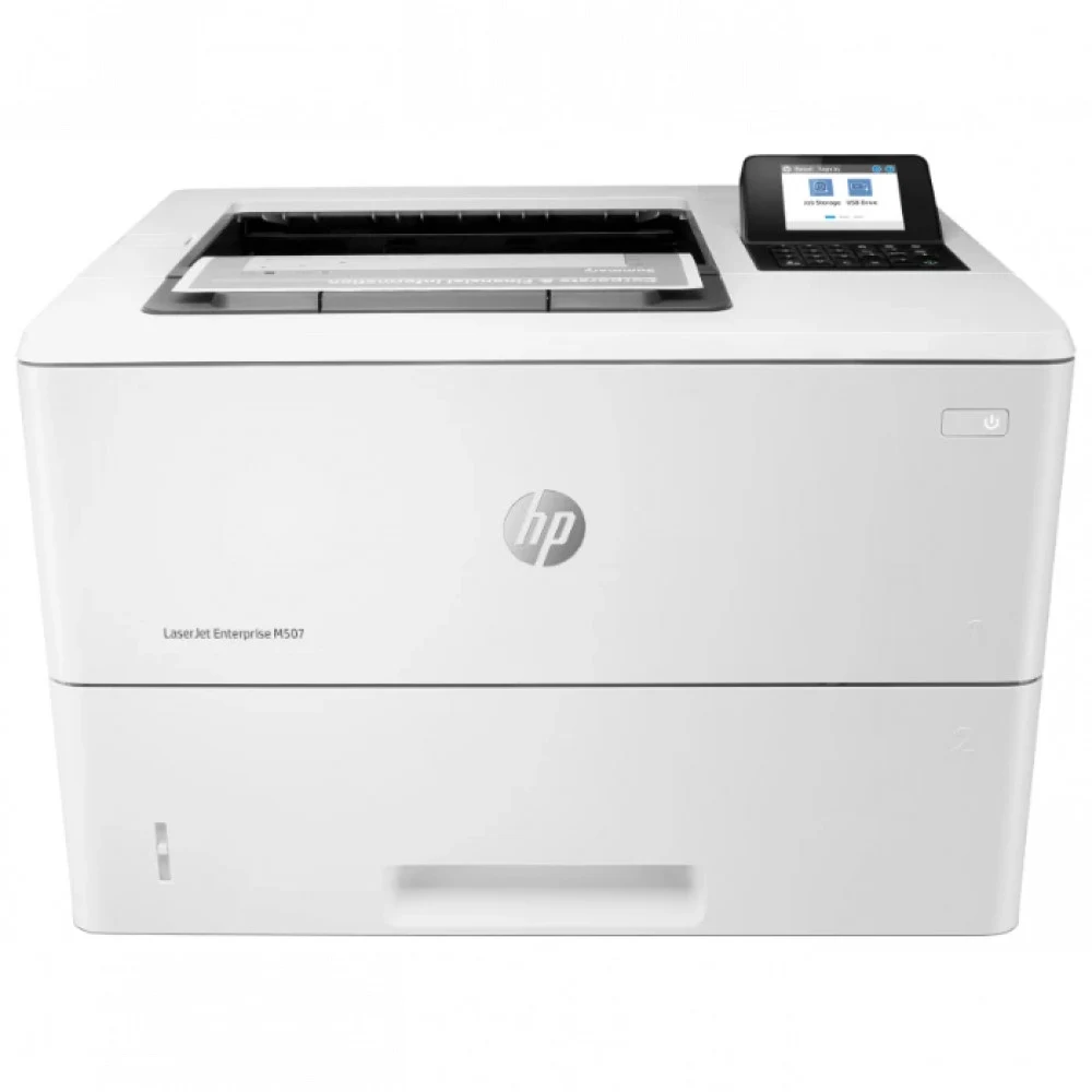 Принтер HP LaserJet Ent M507dn (ч/б., A4, 1200 dpi, 50 ppm, 512Mb, 2,7" QVGA LCD, HP LaserJet (~5000 стр.), Duplex)