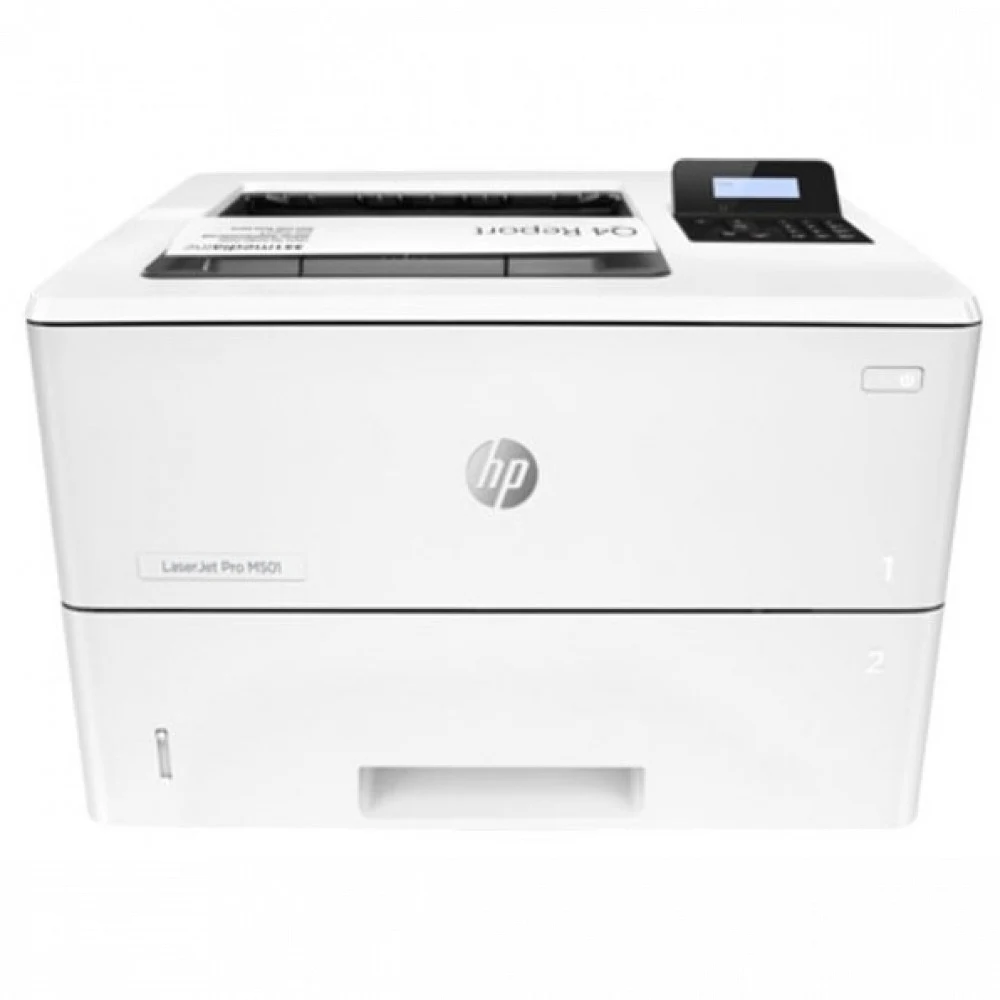 Принтер HP LJ Pro M501dn (ч/б., A4, 1200 pdi, 45 ppm, 256Mb, 2-line LCD, HP LaserJet (~6000 стр.), Duplex)