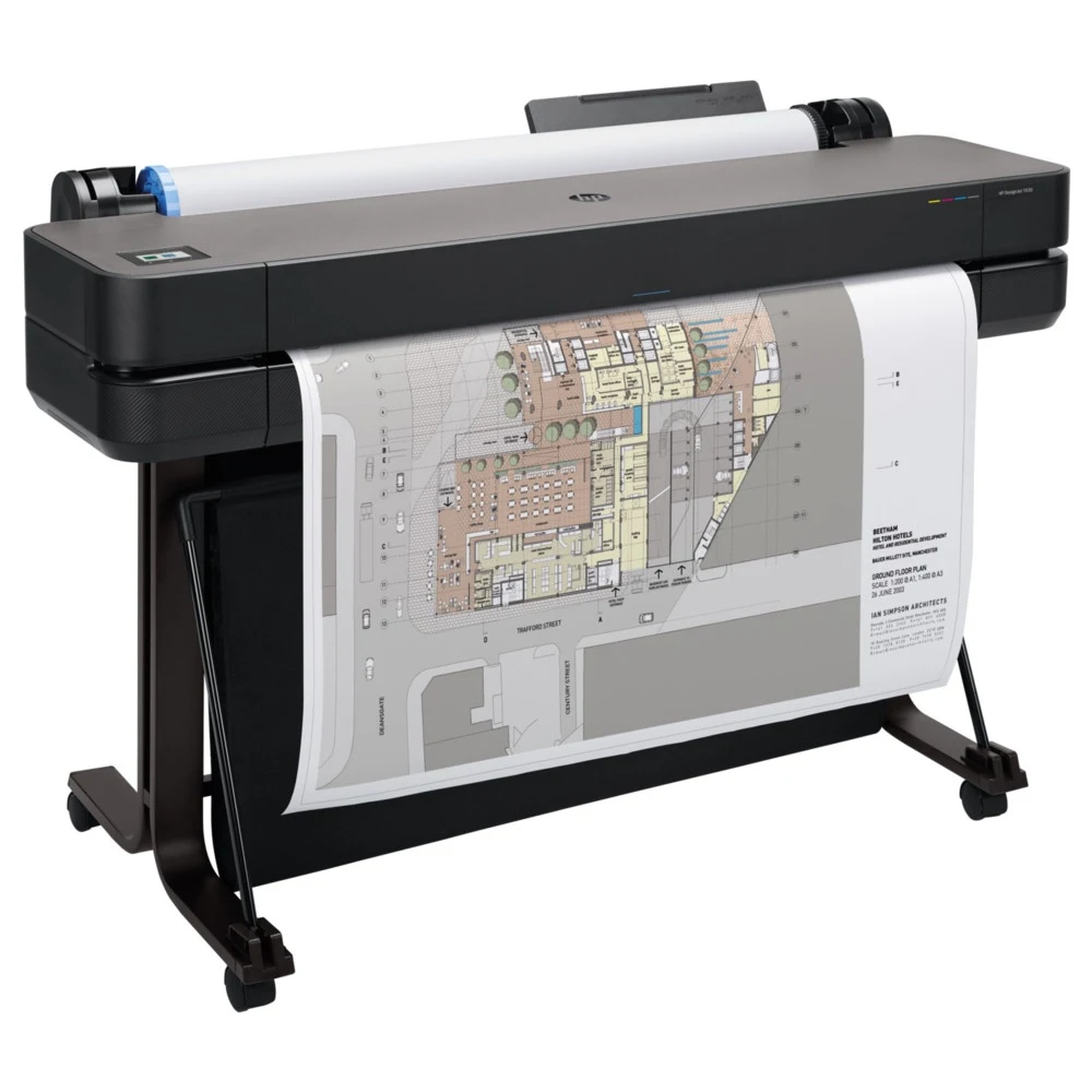 Широкоформатный принтер HP DesignJet T630 Printer (36",4color,2400x1200dpi,1Gb, 30spp(A1),USB/GigEth/Wi-Fi,stand,media bin,rollfeed,sheetfeed,tray50(A3/A4), autocutter,GL/2,RTL, repl. 5ZY61A)