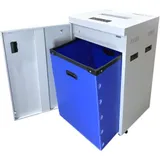 Шредер Office Kit S1650 3,9х35 белый (секр.P-4) фрагменты 35лист. 165лтр. скрепки скобы пл.карты CD