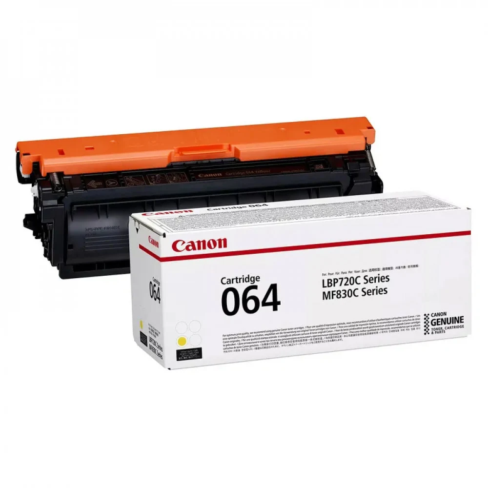 Картридж, Canon, CARTRIDGE 064 Yellow, 4931C001AA, для i-SENSYS LBP722CDW, 5 000 стр. (А4)