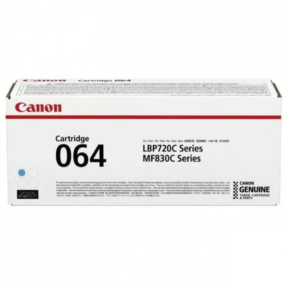 Картридж, Canon, CARTRIDGE 064 Cyan, 4935C001AA, для i-SENSYS LBP722CDW, 5 000 стр. (А4)
