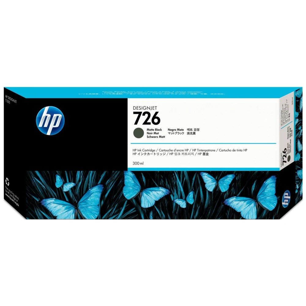 CH575A Картридж № 726 Матовый черный для HP Designjet T795/ T1200/ T1300/ T2300, 300мл.