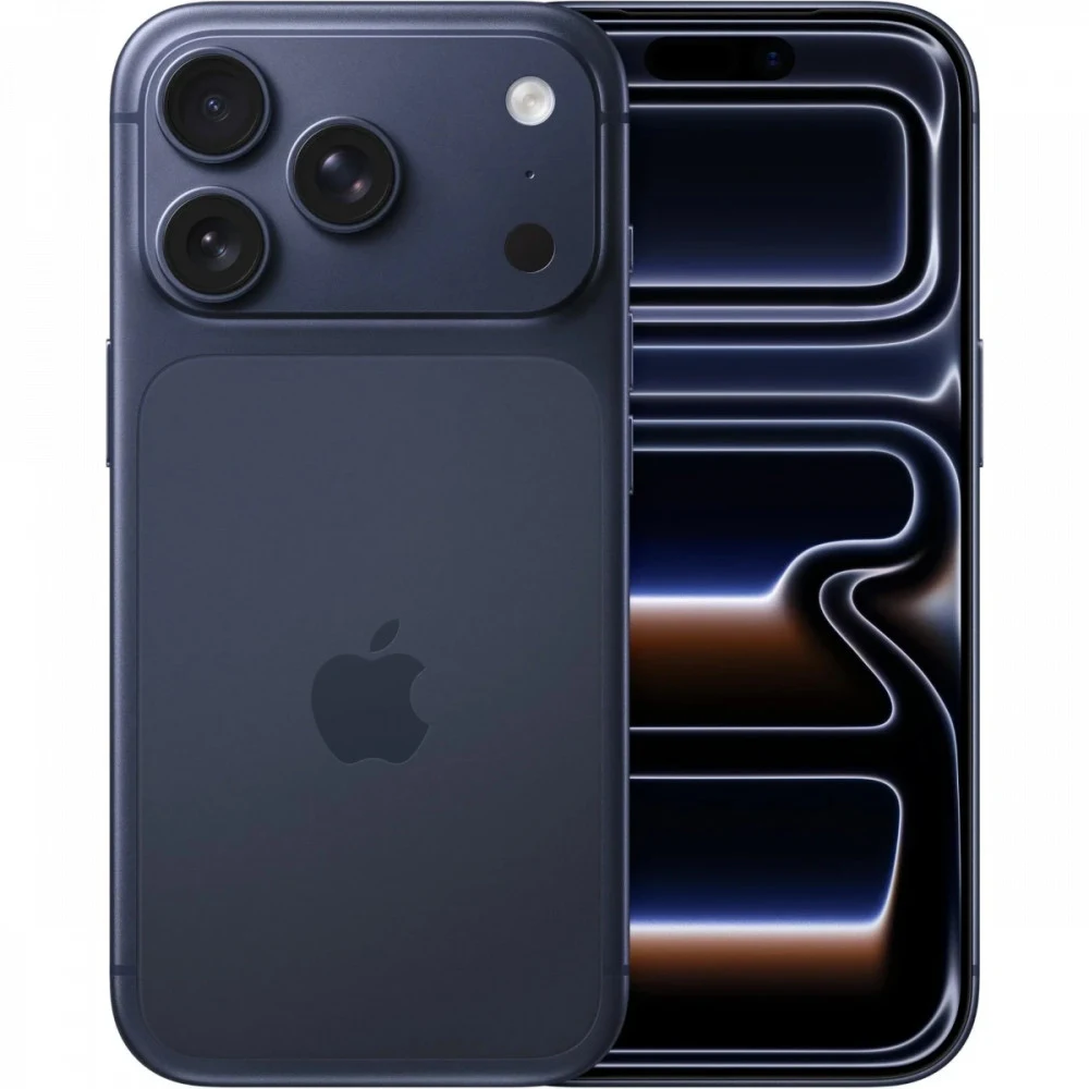 Смартфон Apple iPhone 17 Pro, A19 Pro 12/512GB, 6.3"OLED, 2622x1206, BT6.0, NFC, SIM+eSIM, Deep Blue