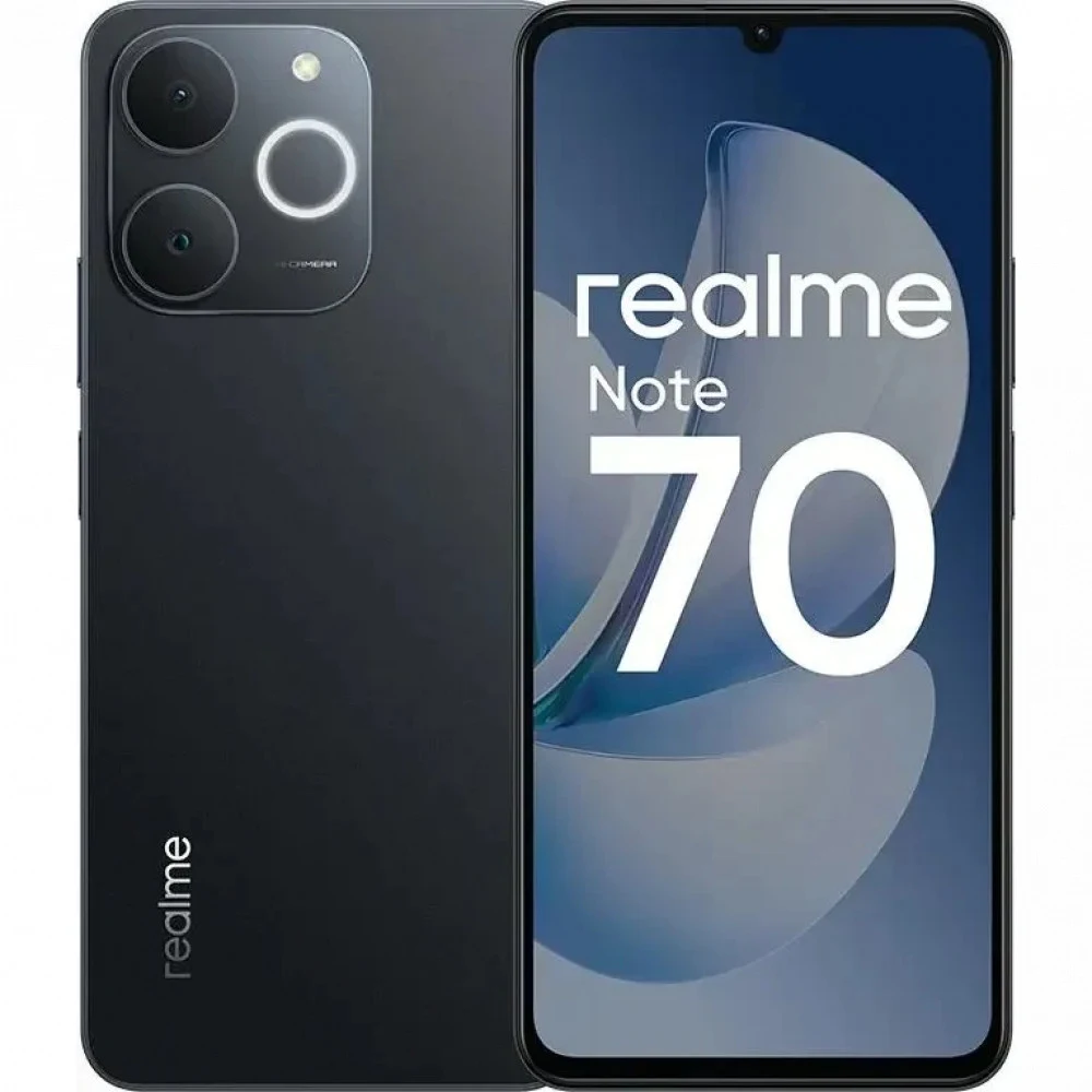 СМАРТФОН REALME RMX5313 (NOTE 70) 6 + 128 ГБ ЦВЕТ:ЧЕРНЫЙ