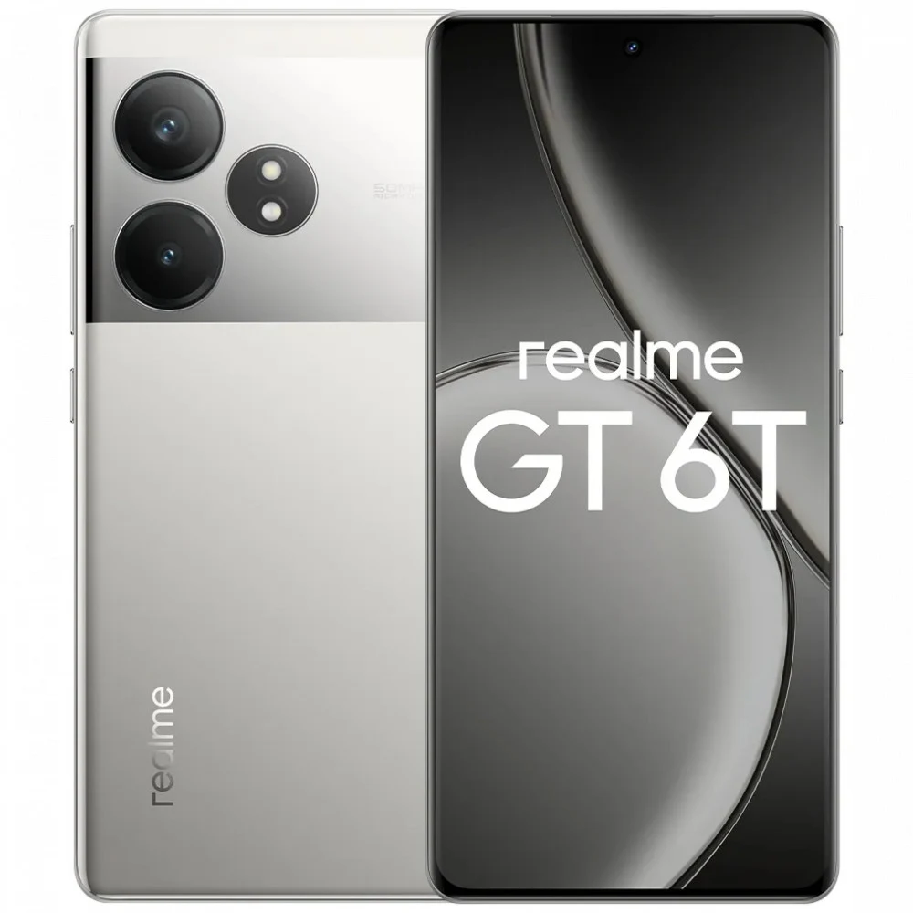 СМАРТФОН REALME RMX3853 (GT 6T) 12 + 256 ГБ (EUCIS) ЦВЕТ:ЗЕРКАЛЬНЫЙ СЕРЕБРЯНЫЙ