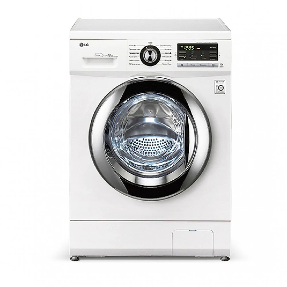 Стиральная машина LG F1096TD3 класс: A загр.фронтальная макс.:8кг белый инвертор