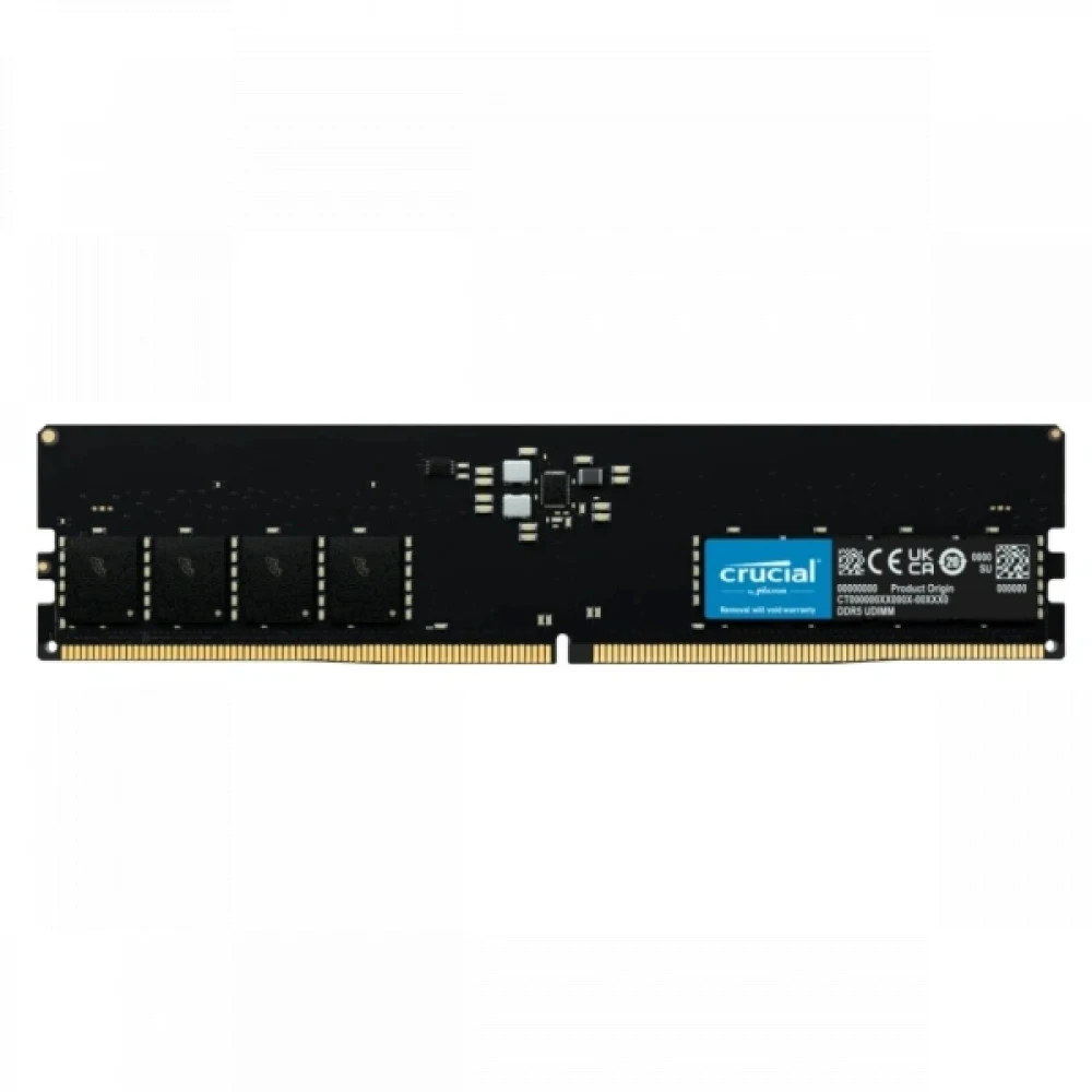 Модуль памяти 32GB Crucial DDR5 5600 UDIMM Pro Black Desktop Memory Non-ECC, CL46, 1.1V, DRx8, RTL