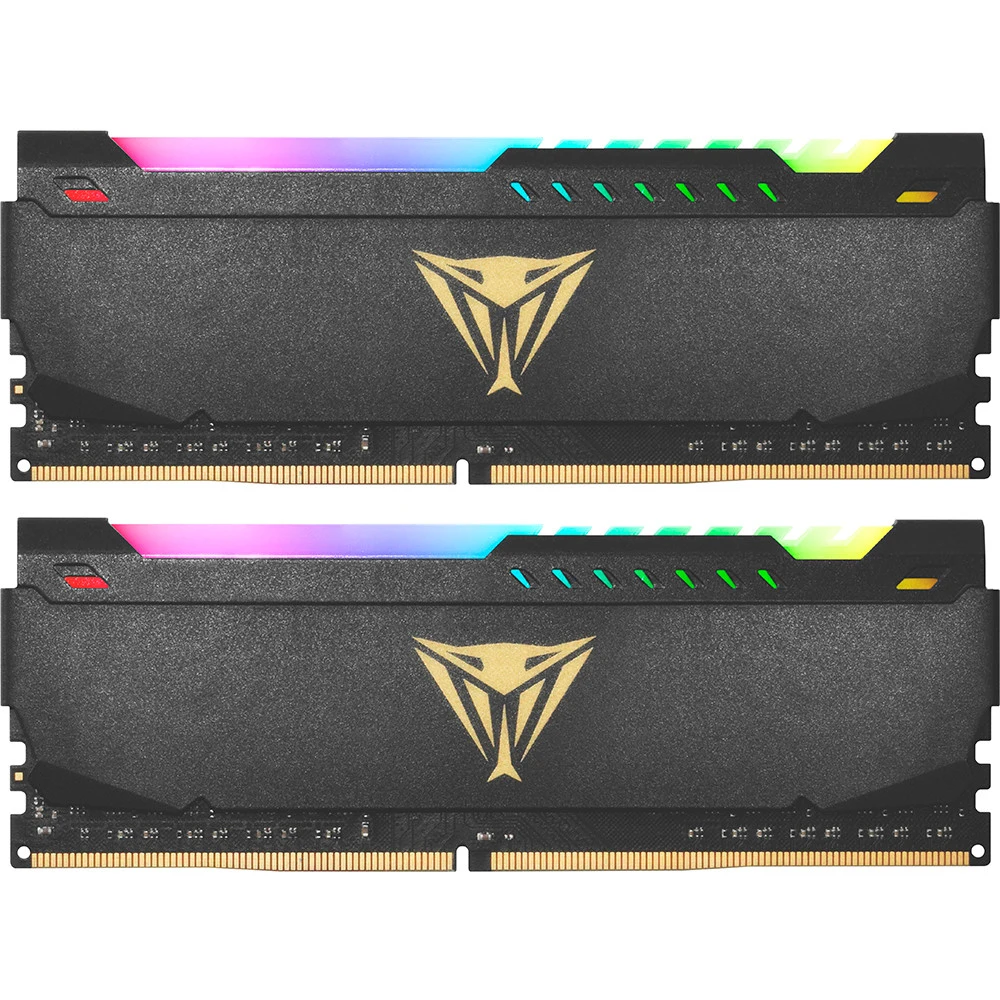 Оперативная память DDR4 2x8Gb 3200MHz Patriot PVSR416G320C8K Viper Steel RGB RTL Gaming PC4-25600 CL18 DIMM 288-pin 1.35В dual rank с радиатором Ret [PVSR416G320C8K]