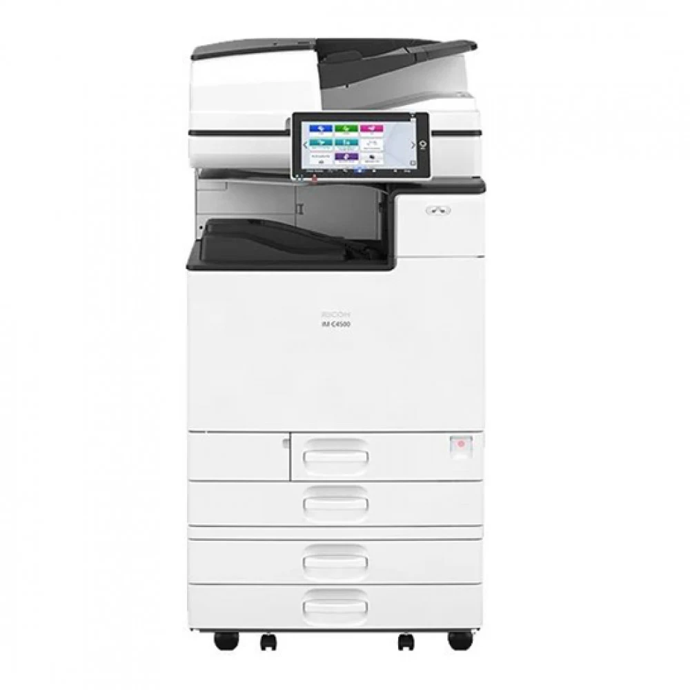 Цветное лазерное МФУ Ricoh IM C4500LT (А3, Принтер-Копир-Сканер, 45 стр./мин., реверсивный автоподатчик(RADF) 100л, дуплекс, две кассеты по 550листов, ручной лоток 100 л, память 2Гб, жесткий диск 32
