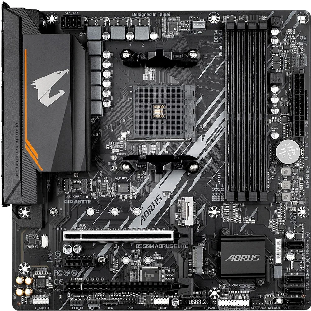 Материнская плата Gigabyte B550M Aorus Elite rev.1.3