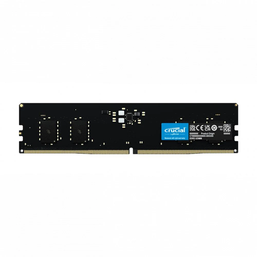 Оперативная память Crucial by Micron 8GB DDR5-5600 UDIMM (CT8G56C46U5) CL46 1.1V, 1 Year Warrаnty OEM