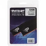 DDR 4 DIMM 32Gb (16Gbx2) PC21300, 2666Mhz, PATRIOT SL Premium (PSP432G2666KH1) (retail)