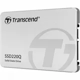 Transcend SSD SSD220Q, 1000GB, 2.5" 7mm, SATA3, QLC, R/W 550/500MB/s, IOPs 57 000/79 000, TBW 200, DWPD 0.19 (3 года) Transcend SATA III 6 Гбит/с SSD220Q использует новейшую технологию QLC NAND, кот