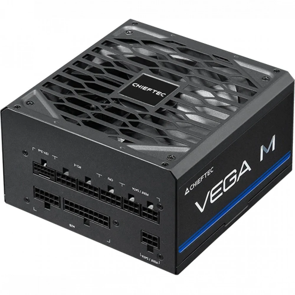 Блок питания Chieftec Vega M PPG-850-C (ATX 3.1, 850W, 80 PLUS GOLD, Active PFC, 135mm fan, Gen5 PCIe, Full Cable Management) Retail