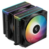 Кулер для процессора, Deepcool, AG620 BK ARGB V2 R-AG620-BKAMMN-GJD, Intel 1851/1700/1200/115х и AMD AM5/AM4, 260W, 2*120мм ARGB, 300-1950±10%/об/м, 67.88CFM, 29.4 dB(A), 4pin, 129х136х161мм, Чёрный