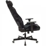 Кресло игровое Knight N1 Fabric черный Light-20 с подголов. крестов. металл