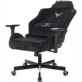 Кресло игровое Knight N1 Fabric черный Light-20 с подголов. крестов. металл
