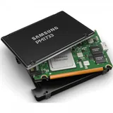 Твердотельный накопитель/ Samsung SSD PM1733, 7680GB, U.2(2.5" 15mm), NVMe, PCIe 4.0 x4/dual port x2, V-NAND, R/W 7000/3800MB/s, IOPs 1 450 000/135 000, TBW 14016, DWPD 1 (12 мес.) updated controlle